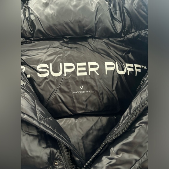 Aritzia Men’s Super Puff Black Medium - Picture 3 of 3